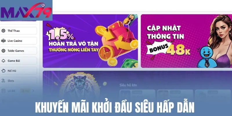 Khuyến mãi khởi đầu siêu hấp dẫn